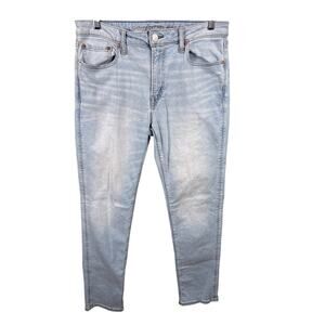 American Eagle Outfitters‎ Airflex Men's Size 33x34 Light Wash Pants Denim Jeans